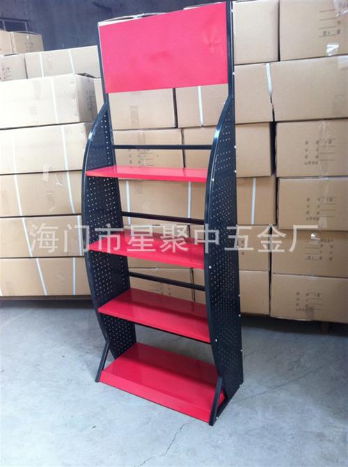厂家定制简易金属展示架机油陈列架汽车用品置物架发动机油品货架